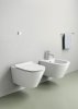 GSI Kube X Toaleta WC 55x36 cm bez kołnierza biały połysk z deską wolnoopadającą i mocowaniem 941511+MS86CSN11+FISR5